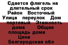 Сдается флигель на длительный срок › Район ­ Восточный › Улица ­ переулок › Дом ­ 2портовый › Этажность дома ­ 1 › Общая площадь дома ­ 28 › Цена ­ 8 000 - Белгородская обл., Белгород г. Недвижимость » Дома, коттеджи, дачи аренда   